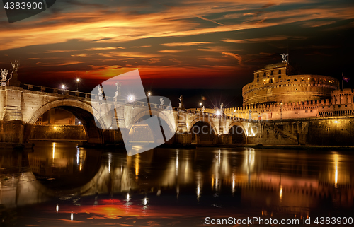 Image of Bridge at night