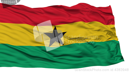 Image of Isolated Ghana Flag