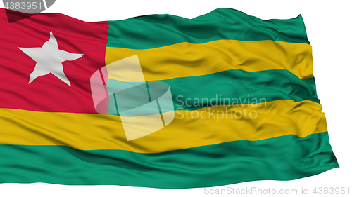 Image of Isolated Togo Flag