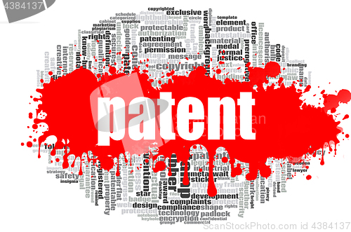 Image of Patent word cloud