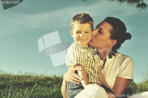 Image of woman child outdoor