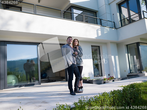 Image of couple enjoying morning coffee