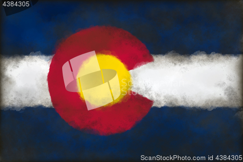 Image of flag of colorado