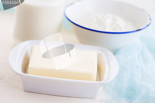 Image of butter milk and cottage cheese