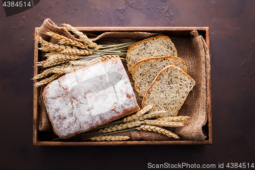 Image of homemade bread with nigella sativa seeds