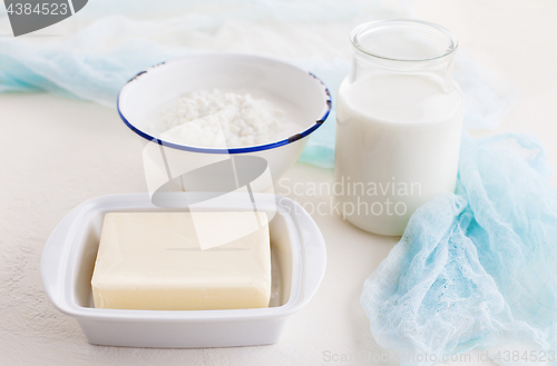 Image of butter milk and cottage cheese