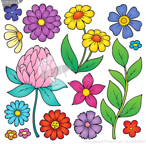 Image of Spring flowers thematic set 2