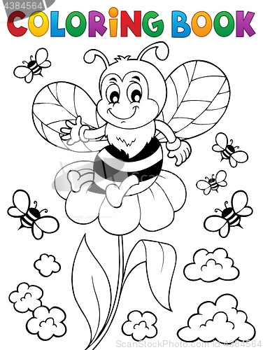 Image of Coloring book happy bee theme 3