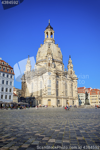 Image of the famous Frauenkirche in Dresden Germany
