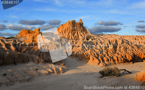 Image of Sunlight across the outback desert