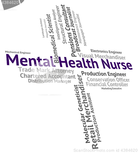 Image of Mental Health Nurse Means Personality Disorder And Carer