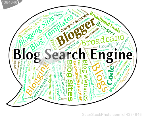 Image of Blog Search Engine Means Gathering Data And Analysis