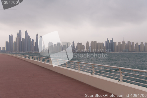 Image of Panorama Dubai city UAE