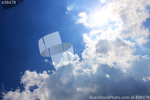 Image of blue cloudscape