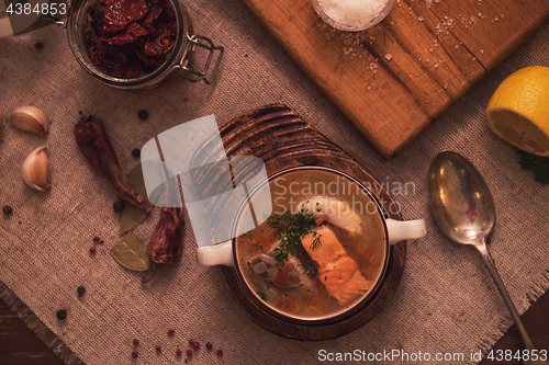 Image of fish soup composition