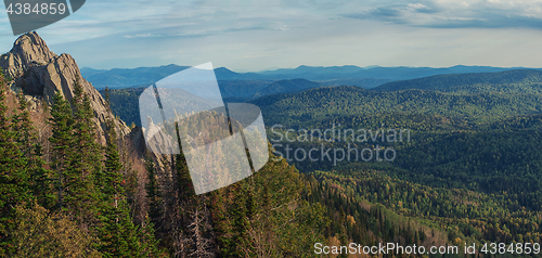 Image of Beauty view in mountains of Altai