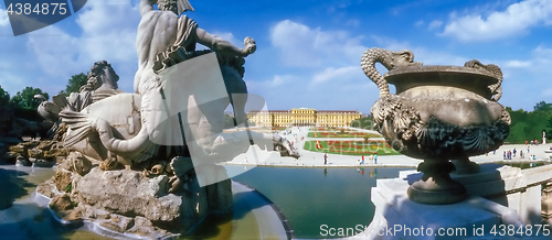 Image of Palace Schonbrunn in Vienna, Austria