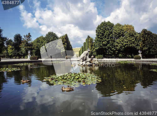Image of Fountains in Palace Schonbrunn, Vienna