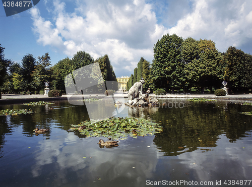 Image of Fountains in Palace Schonbrunn, Vienna