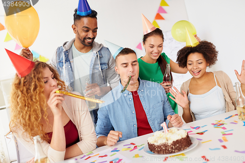 Image of corporate team celebrating one year anniversary