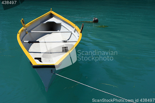 Image of empty rowboat