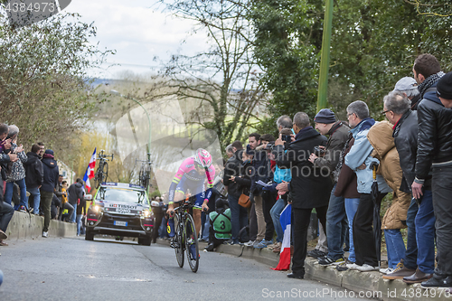 Image of The Cyclist Matteo Bono - Paris-Nice 2016