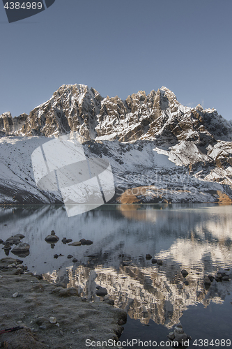 Image of Gokyo Lake and Himalayan peaks