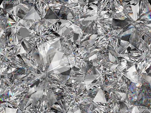 Image of sparkling gemstone macro and kaleidoscope