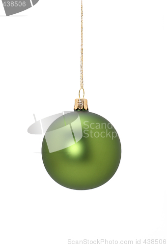 Image of green christmas ball