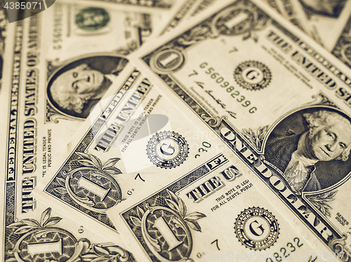 Image of Vintage Dollar notes 1 Dollar