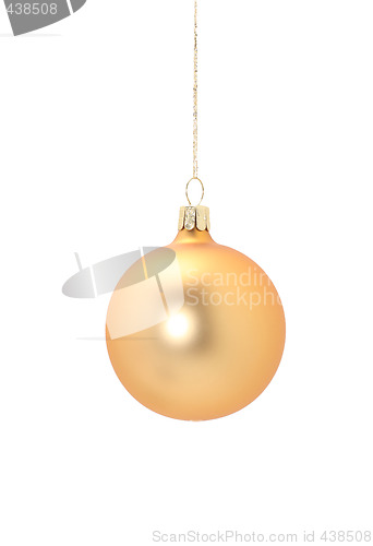 Image of Golden christmas ball