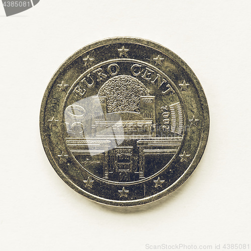 Image of Vintage Austrian 50 cent coin