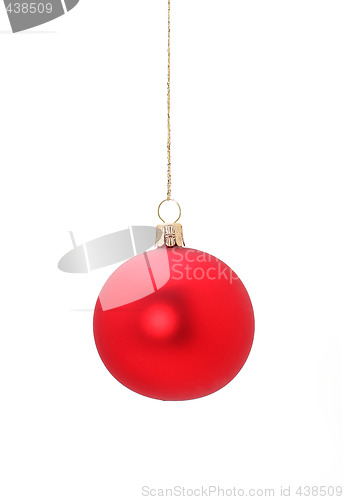 Image of Red christmas ball