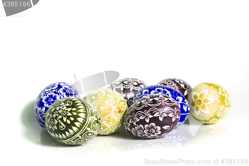 Image of color easter eggs