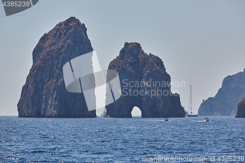 Image of Faraglioni Cliffs, Capri, Italy, Europe