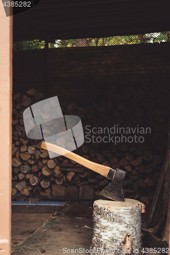 Image of Axe for splitting firewood