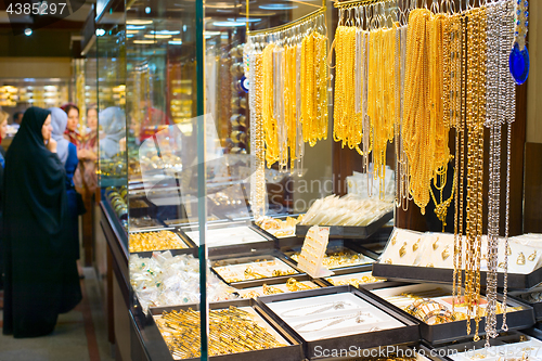 Image of Tehran Grand Bazaar jewelry shops