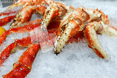 Image of Fresh seafood in fish market