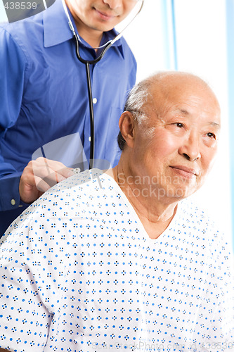 Image of Doctor and patient