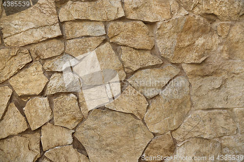 Image of Wall built of large stones