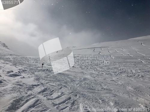 Image of Skiing in the Stubai glacier ski resort