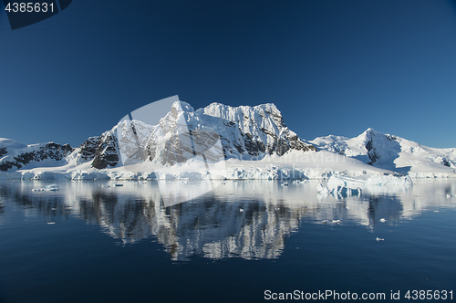 Image of Mountain view in Antarctica