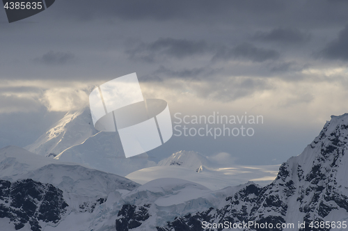 Image of Mountain view in Antarctica