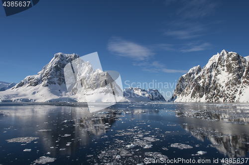 Image of Mountain view in Antarctica
