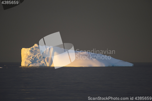 Image of Beautiful view of icebergs in Antarctica