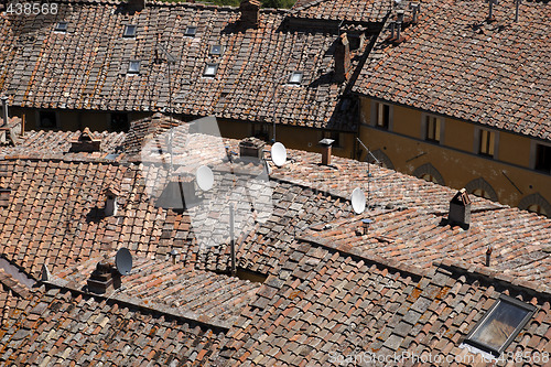 Image of roof tops of castellina in chianti