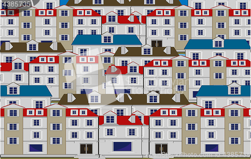Image of Buildings of the city background