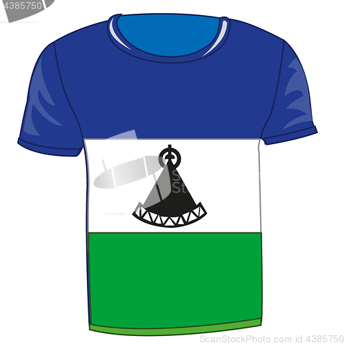 Image of T-shirt sign Lesotho