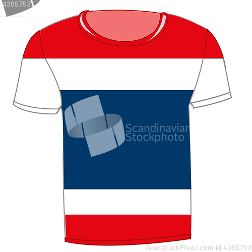 Image of T-shirt flag Tailand