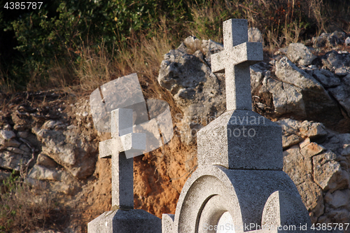 Image of Old Mediterranean graveyard